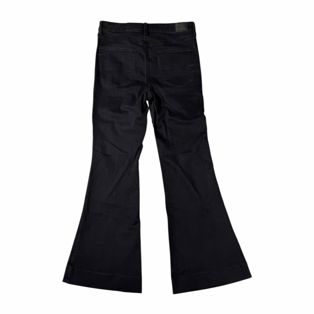 American Eagle Black Super High Rise Flare Jeans Women’s Size 12 Regular NWT - Picture 9 of 10